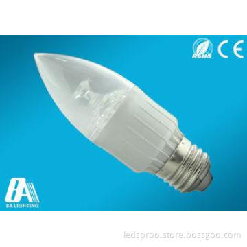 Decoration E27 LED Bulb Lamp , Cool White Light PC shell 3